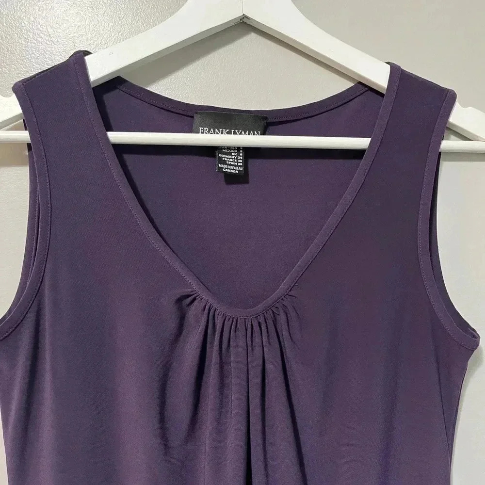 Frank Lyman Design V-Neck Dress Tank - Picture 3 of 6